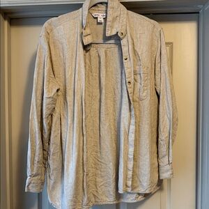 Women’s Beige Button Up